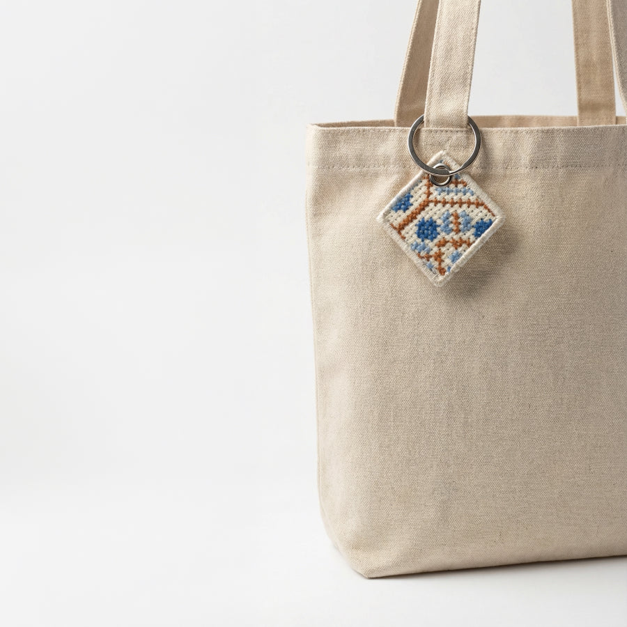 Handmade Tatreez Keychain