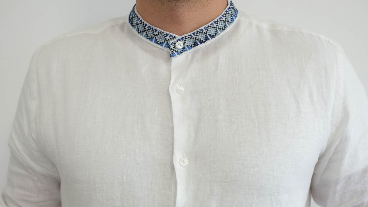 Sama | Linen Shirt with Tatreez